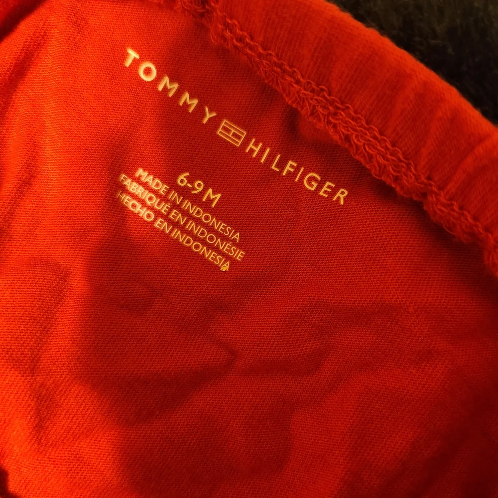 Tommy Hilfiger Bright Red Diaper Cover